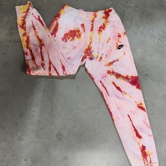 Custom Tie Dye Nike Sweatpants - Picture 1 of 2